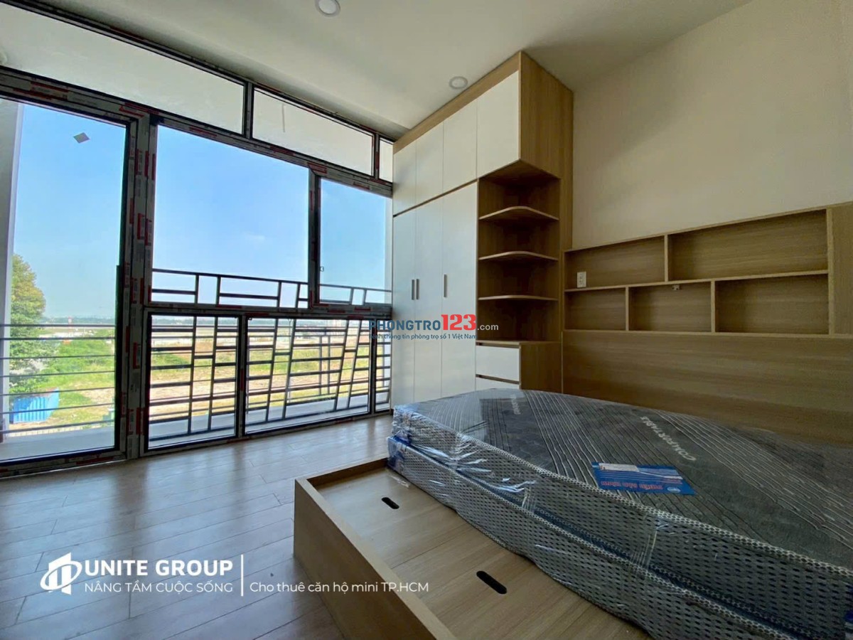 CHO THUÊ CĂN HỘ STUDIO FULL NỘI THẤT BALCON NGAY NGÃ TƯ BẢY HIỀN QUẬN TÂN BÌNH