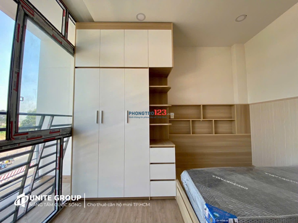 CHO THUÊ CĂN HỘ STUDIO FULL NỘI THẤT BALCON NGAY NGÃ TƯ BẢY HIỀN QUẬN TÂN BÌNH