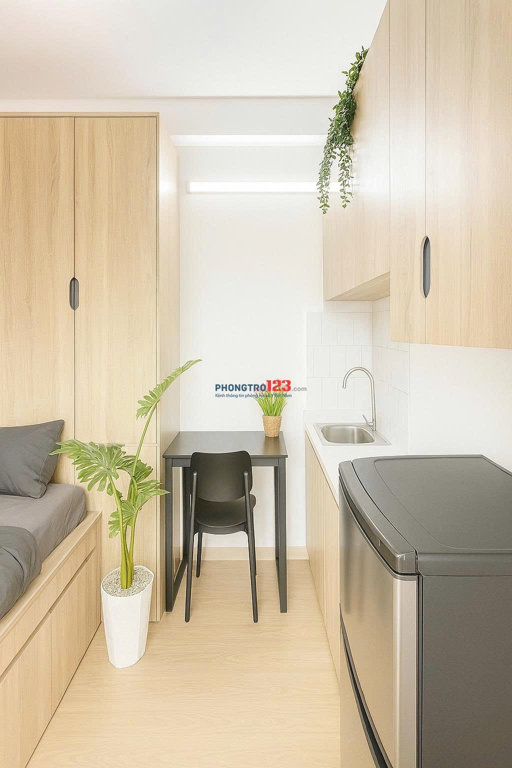 CHO THUÊ CĂN HỘ 1PN – STUDIO | PHƯỜNG 15-QUẬN TÂN BÌNH GẦN E-TOWN CỘNG HÒA