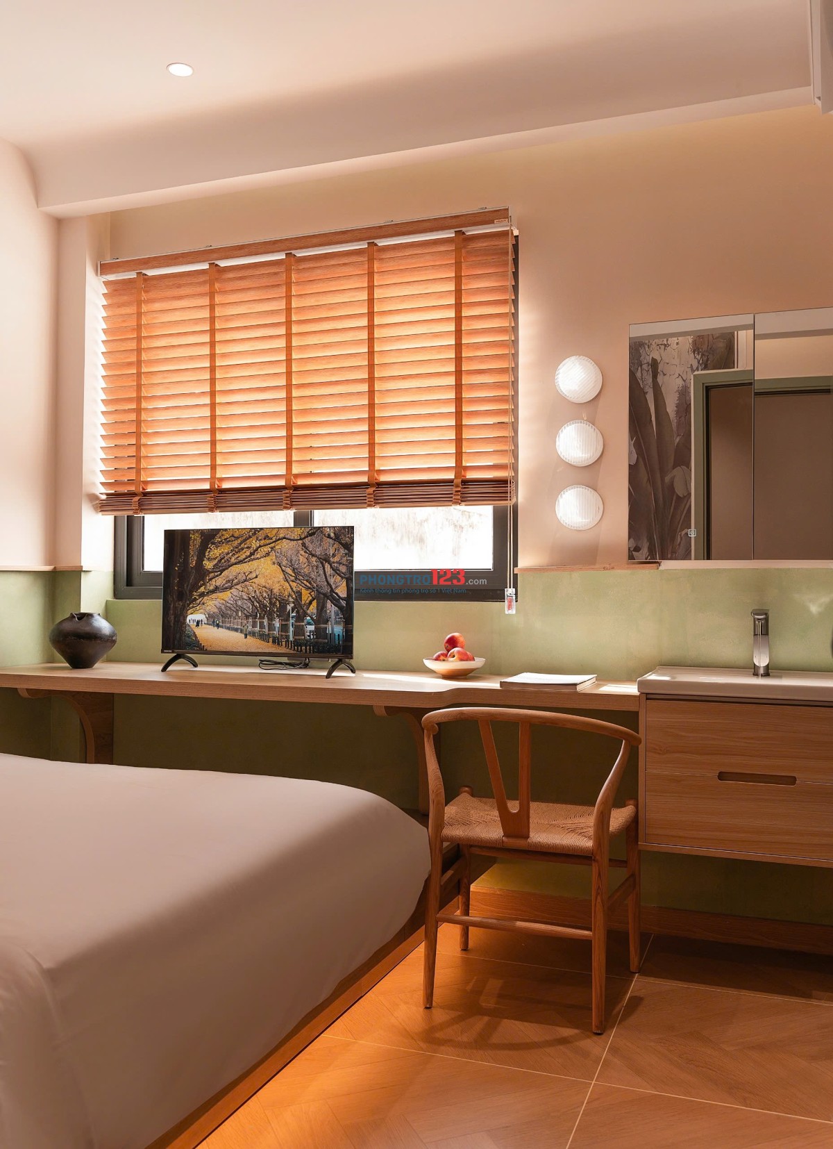 Căn hộ studio cửa sổ lớn full nội thất gần cv Hoàng Văn Thụ, Lăng Cha Cả quận Tân Bình