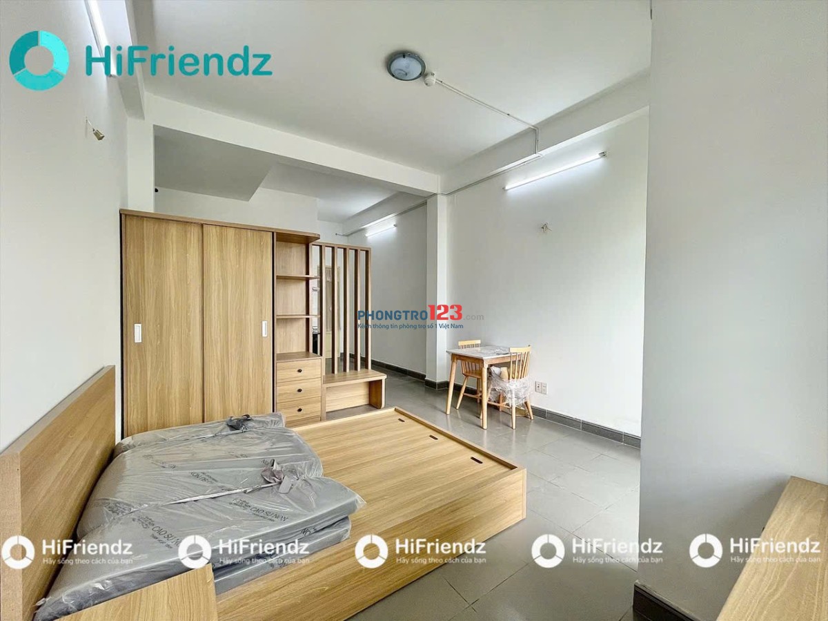 CHO THUÊ CĂN HỘ STUDIO FULL NỘI THẤT – CỬA SỔ LỚN – CÓ BAN ĐƯỜNG TÂN SƠN, TÂN BÌNH GẦN SÂN BAY TÂN