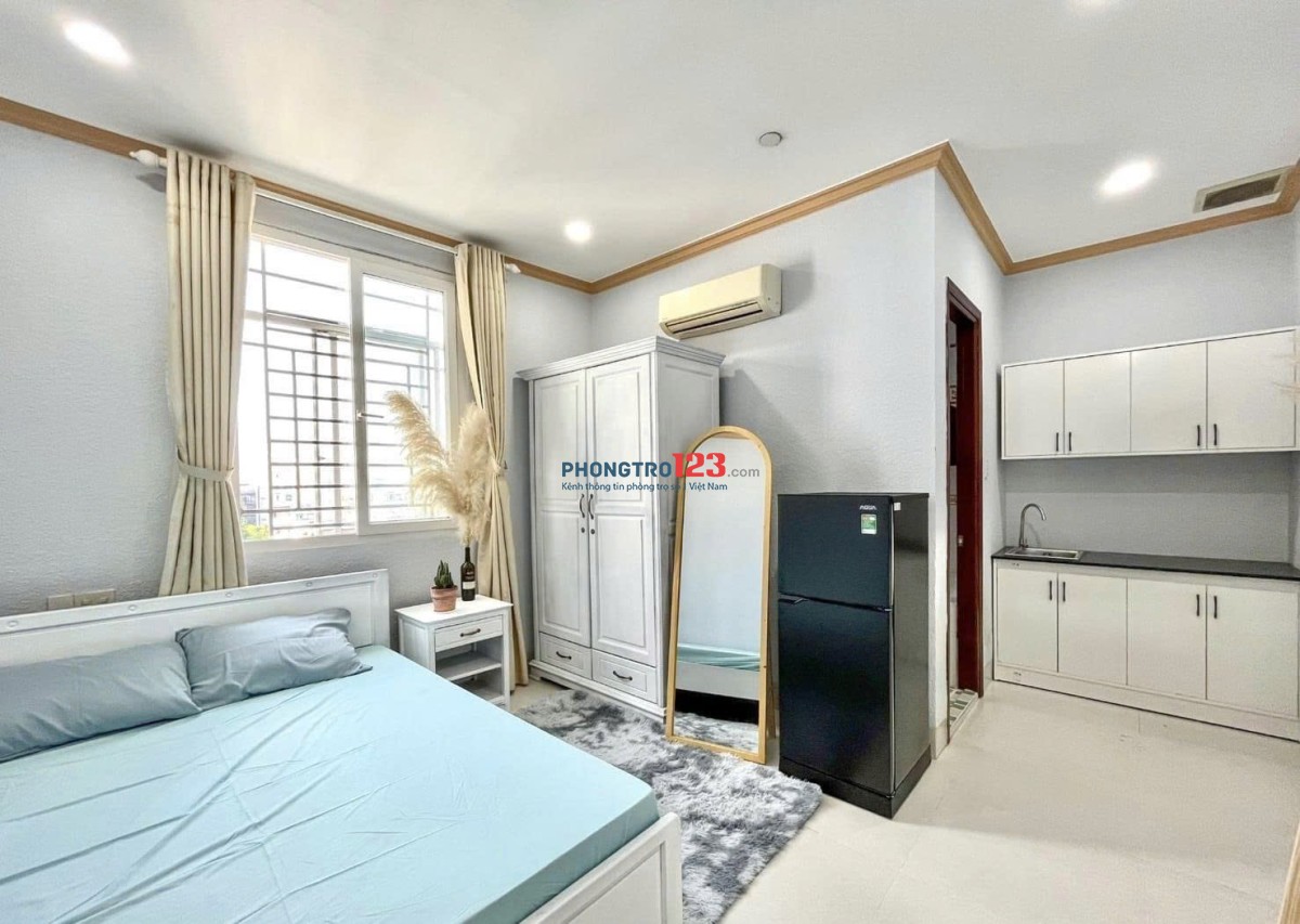 Khai trương phòng mới 100% nội thất mới phòng rộng thoáng tại Phan Văn Trị gần Học viện Cán bộ