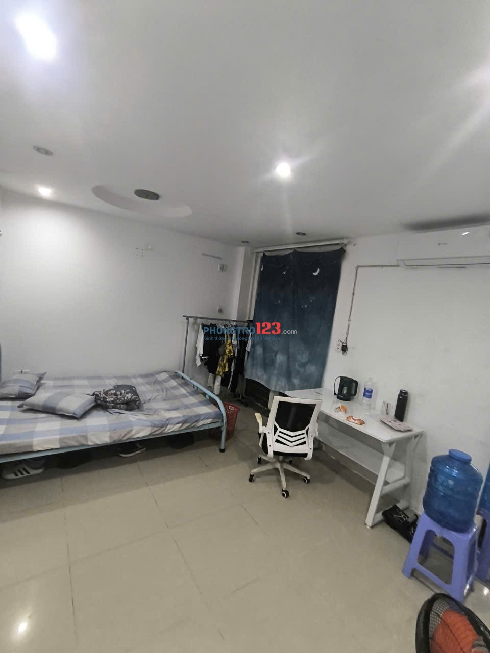 Phòng 20m2 máy lạnh wc trong đường số 7 cho thuê