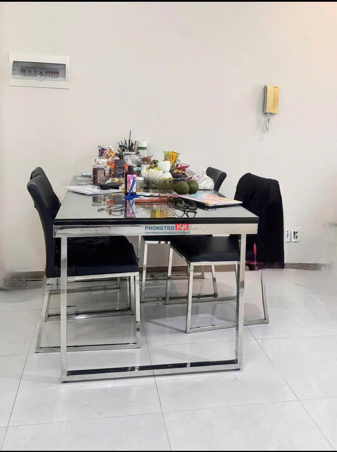 Chung cư Ruby Garden, Nguyễn Sỹ Sách, TB, 57m2, 1PN, 7tr5/th.