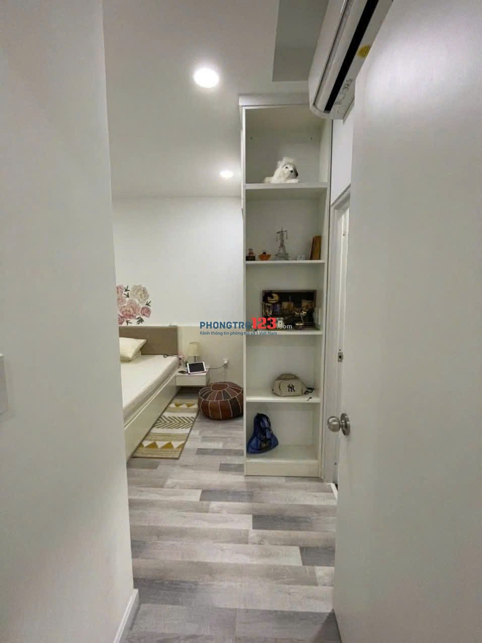 Chung cư Phúc Yên, 1p ngủ, 2wc, có máy lạnh, Phan Huy Ích, TB giá 7tr