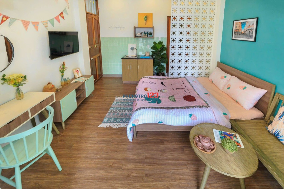 Cho thuê phòng – BANCOL- CỬA SỔ TRỜI – FULL NỘI THẤT gần Vạn Hạnh Mall, Chung cư Hà Đô.