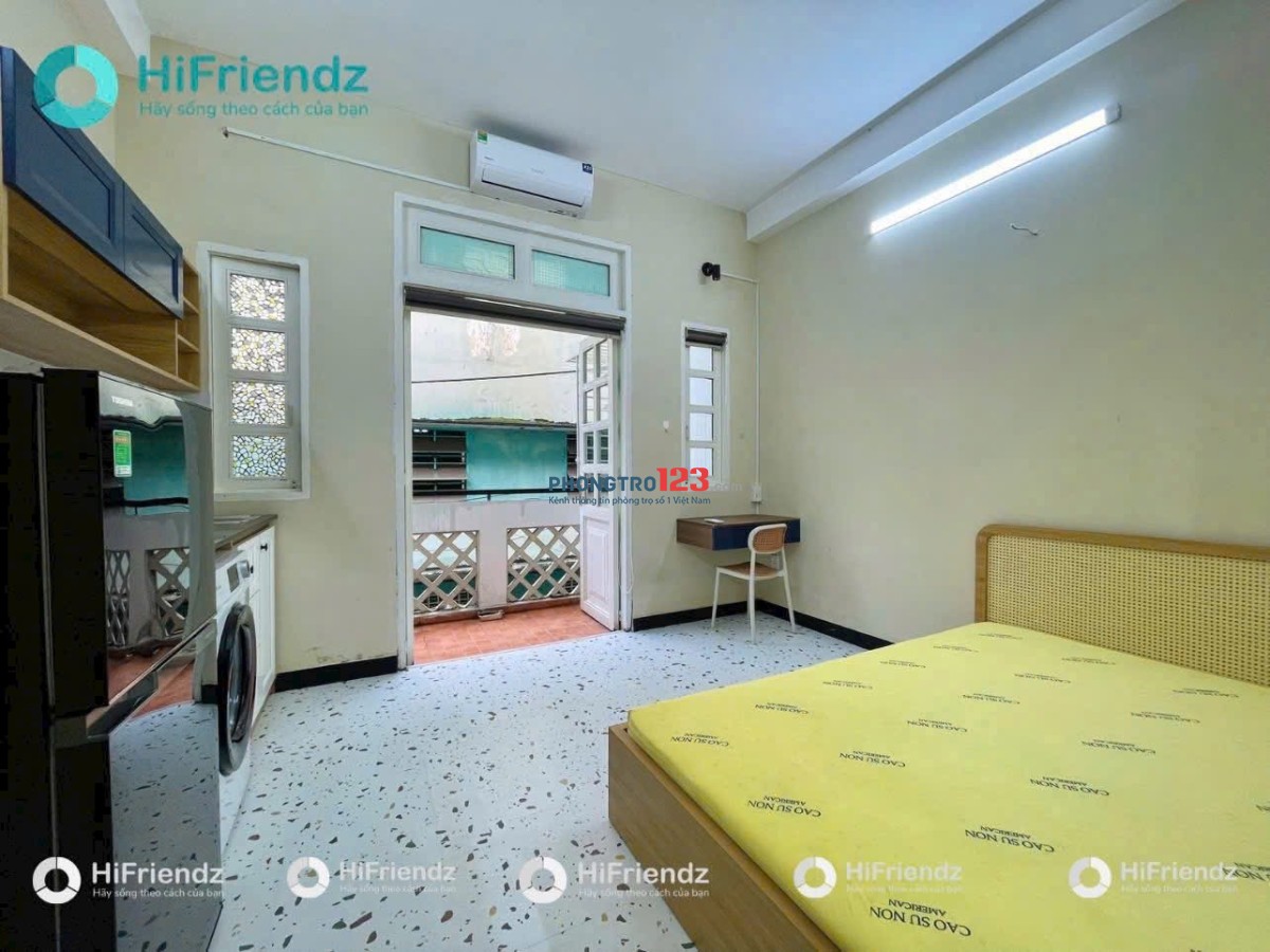 CHO THUÊ PHÒNG TRỌ FULL NỘI THẤT BAN CÔNG LỚN MÁY GIẶT RIÊNG QUẬN PHÚ NHUẬN GẦN SÂN BAY TÂN SÂN NHẤT