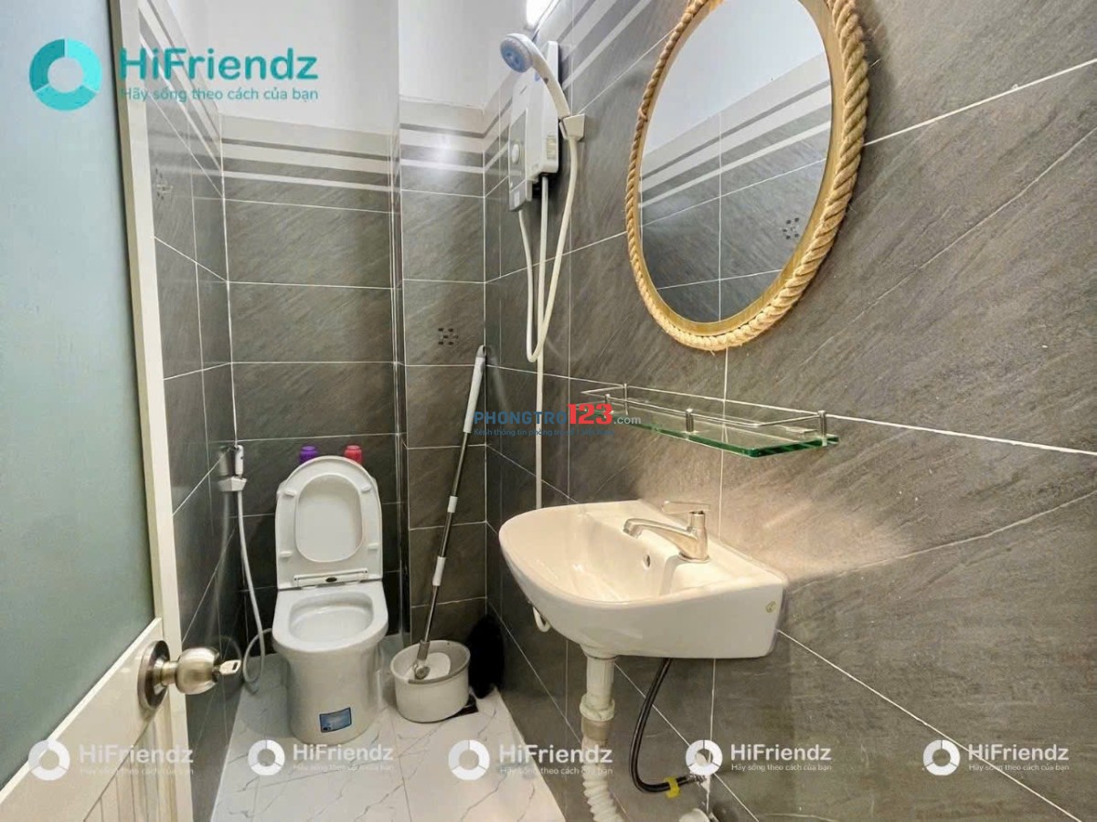 CHO THUÊ PHÒNG TRỌ FULL NỘI THẤT BAN CÔNG LỚN MÁY GIẶT RIÊNG QUẬN PHÚ NHUẬN GẦN SÂN BAY TÂN SÂN NHẤT