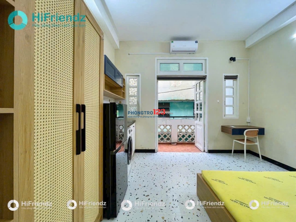 CHO THUÊ PHÒNG TRỌ FULL NỘI THẤT BAN CÔNG LỚN MÁY GIẶT RIÊNG QUẬN PHÚ NHUẬN GẦN SÂN BAY TÂN SÂN NHẤT