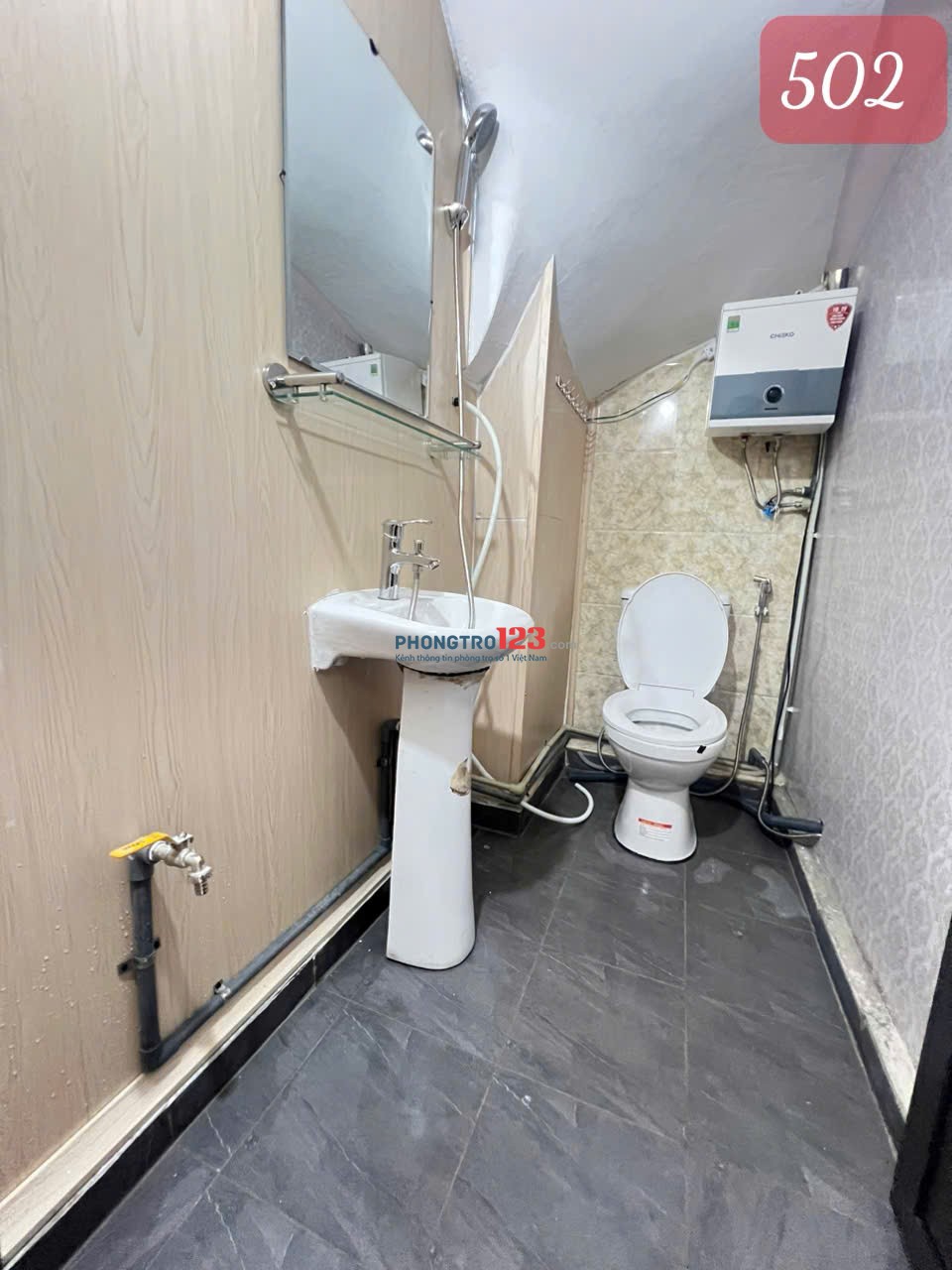 Cho thuê phòng đẹp giá 3,9 tr ngõ 41 Đông Tác, Kim Liên Đống Đa, full đồ