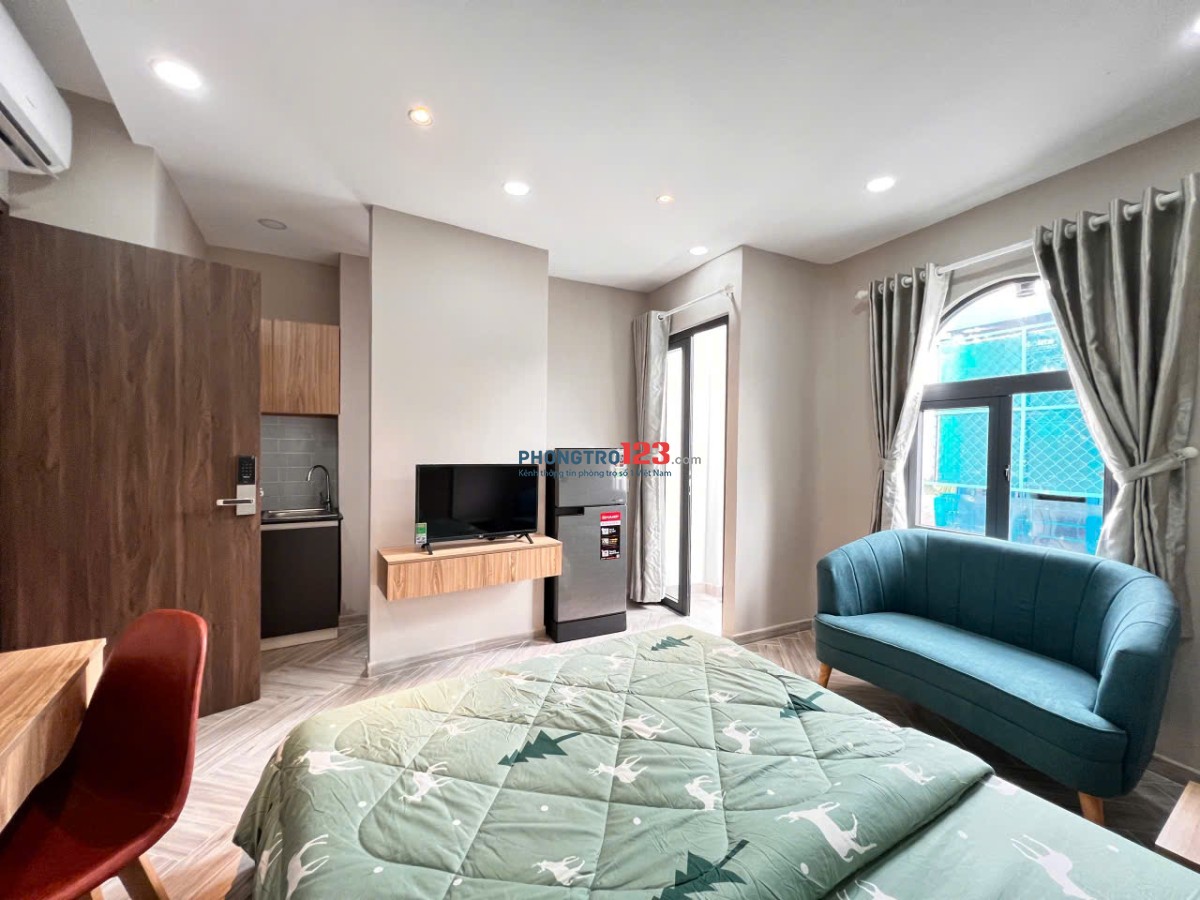 CHO THUÊ CĂN HỘ MINI GẦN CHỢ BÀ CHIỂU, NGÃ TƯ PHÚ NHUẬN BAN CÔNG THOÁNG NGUYỄN VĂN ĐẬU BÌNH THẠNH