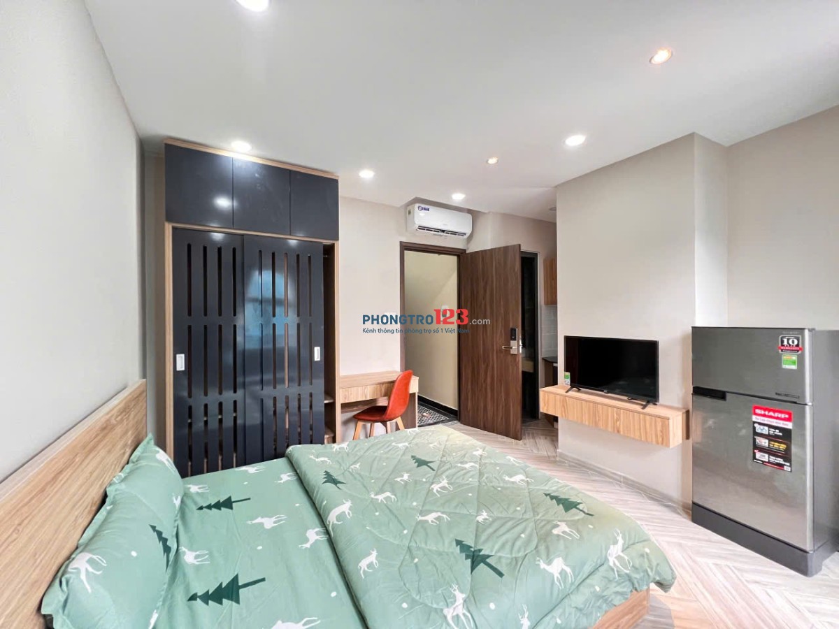 CHO THUÊ CĂN HỘ MINI GẦN CHỢ BÀ CHIỂU, NGÃ TƯ PHÚ NHUẬN BAN CÔNG THOÁNG NGUYỄN VĂN ĐẬU BÌNH THẠNH