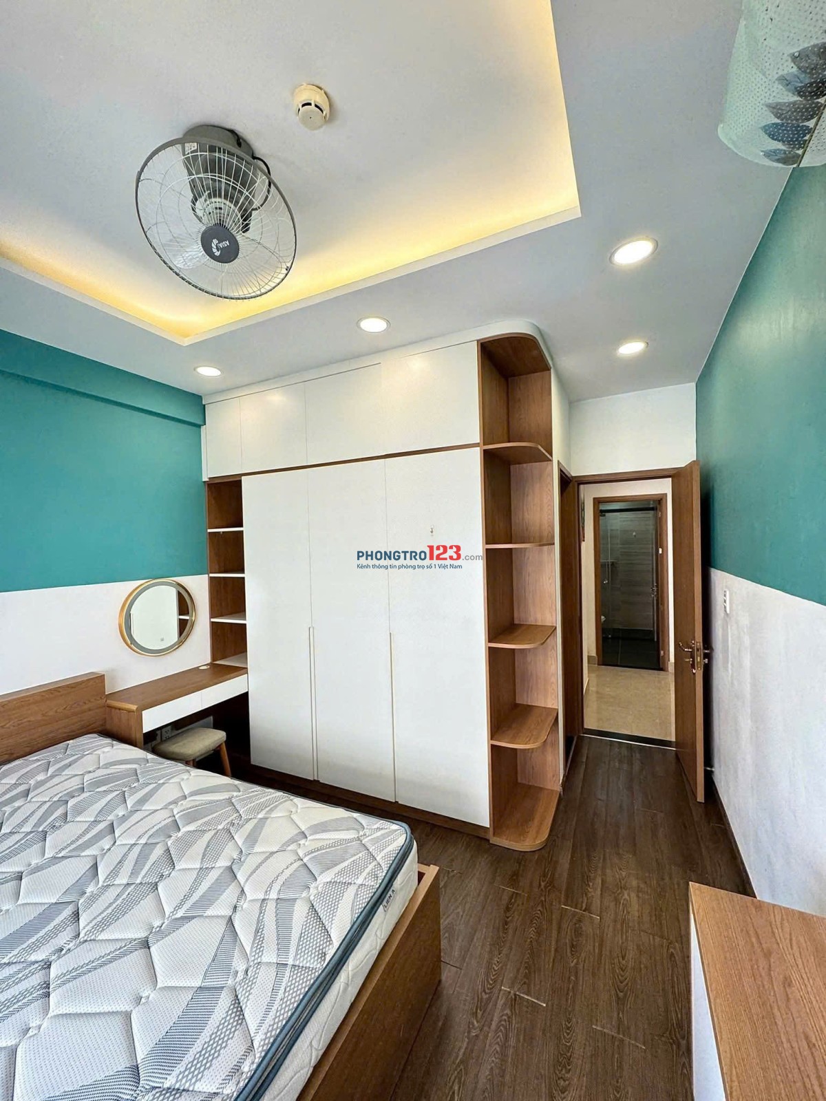 Chung cư Sky Center 1Pn,full nội thất cao cấp giá 12Tr/tháng Đ.Phổ Quang Tân Bình.