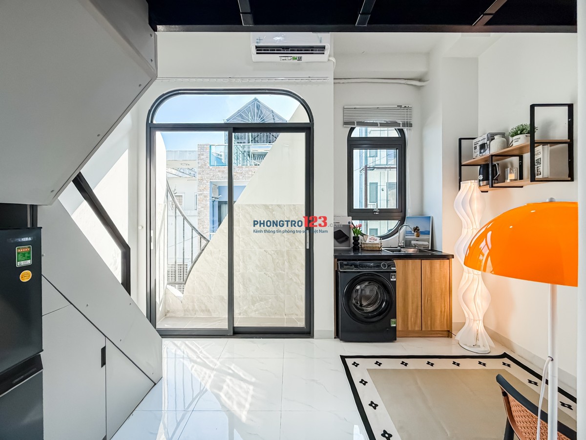 Duplex cực xinh ngay ngã tư Bảy Hiền, ban công máy giặt riêng, nhanh tay để được vorcher trước tết