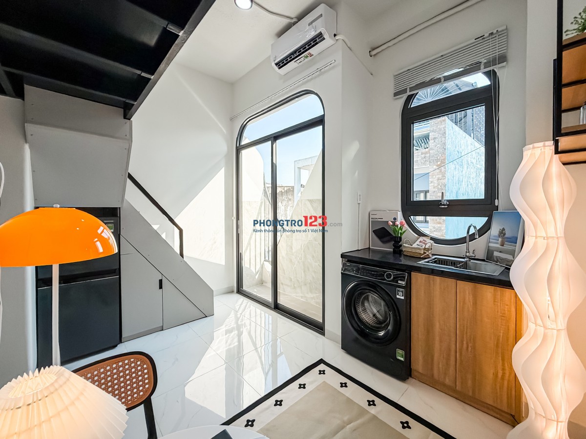 Duplex cực xinh ngay ngã tư Bảy Hiền, ban công máy giặt riêng, nhanh tay để được vorcher trước tết