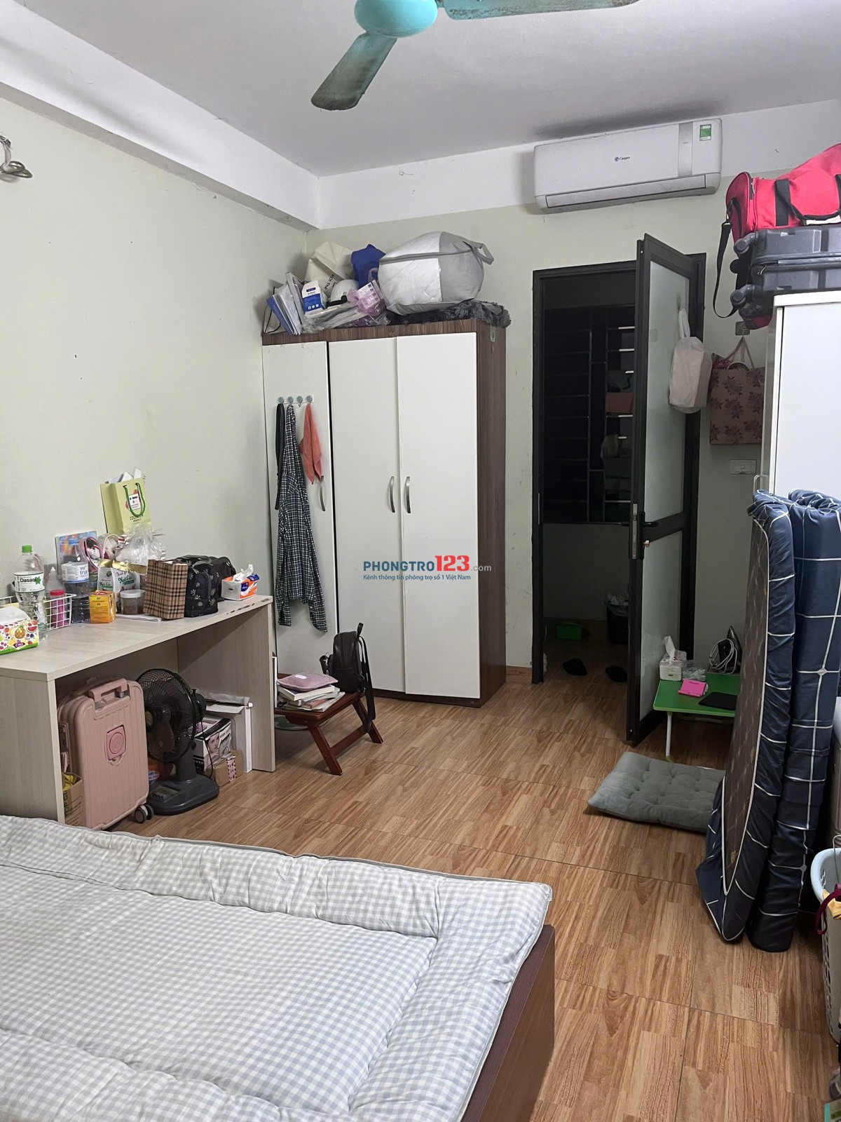 Tìm gấp 1 nữ ở ghép CCMN Nguyễn Ngọc Vũ, phòng 3 người, 2tr1/người/tháng