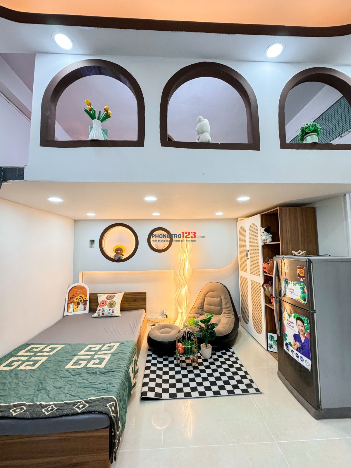 CĂN HỘ DUPLEX FULL NỘI THẤT CÓ CỬA SỔ – ĐƯỜNG SỐ 3,TÂN BÌNH – GẦN ETOWN CỘNG HÒA & ĐH VĂN HIẾN