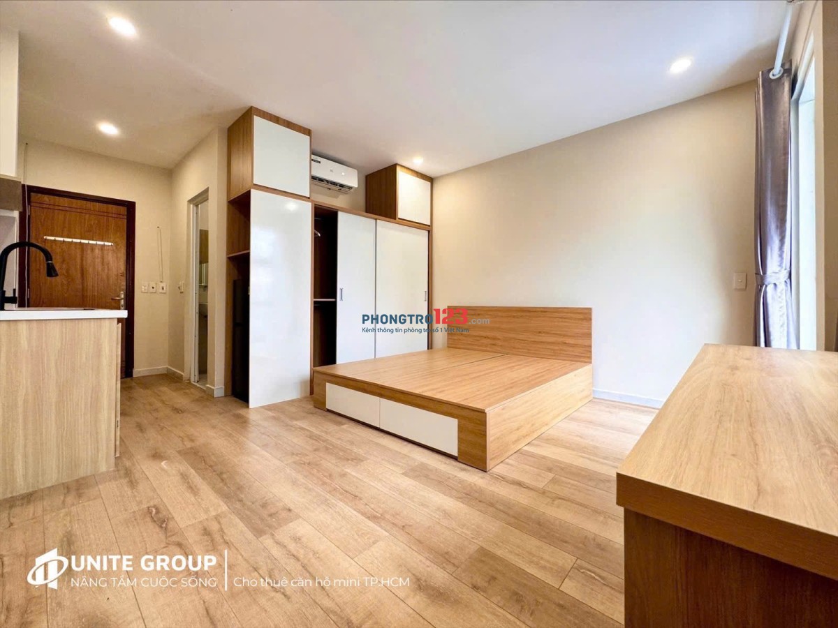 CHO THUÊ CĂN HỘ STUDIO FULL BAN CÔNG THOÁNG MÁT NGAY ĐẠI HỌC VĂN HIẾN QUẬN TÂN BÌNH