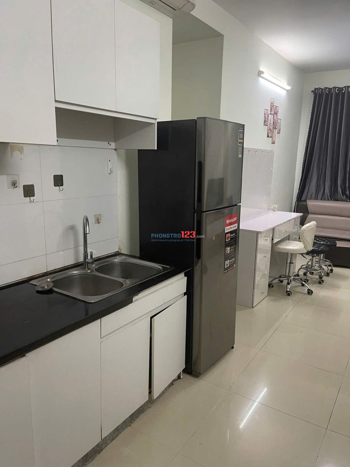 C/c Topaz Garden, Trịnh Đình Thảo, TP, 75m2, 2PN, 2WC, NTCB, 9tr/th.