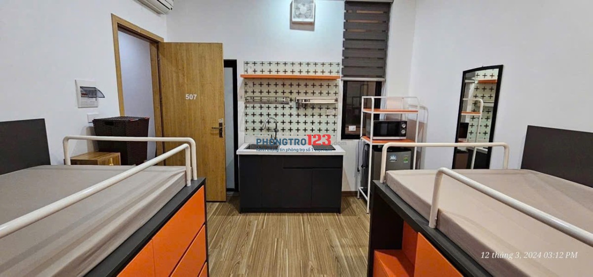 Cho thuê phòng studio - ở được luôn - full đủ nội thất
