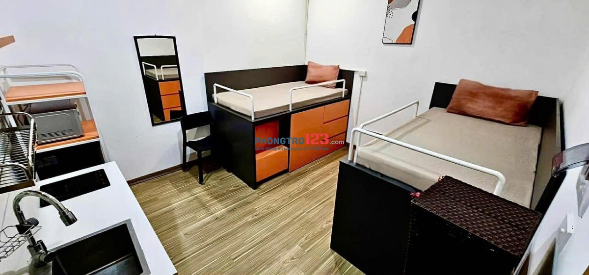 Cho thuê phòng studio - ở được luôn - full đủ nội thất