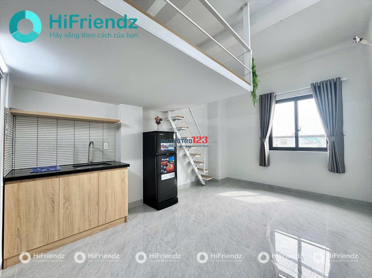 Phòng trọ mới xây Full Nội thất, Gác cao cửa sổ thoáng, Ở được 3-4 người, Vị trí đẹp