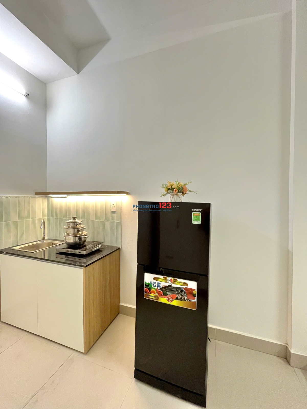 PHÒNG MỚI, NỘI THẤT ĐẦY ĐỦ , CỬA SỔ THOÁNG, GIỜ TỰ DO CHU VĂN AN BÌNH THẠNH