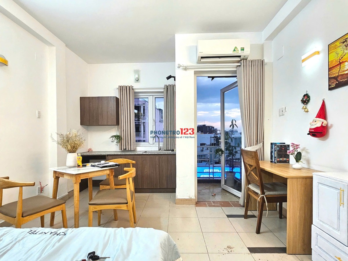 PHÒNG CHO THUÊ BÌNH THẠNH, BAN CÔNG, MÁY GIẶT RIÊNG GẦN LÊ VĂN DUYỆT, BÀ CHIỂU TIỆN ĐI Q1, PHÚ NHUẬN