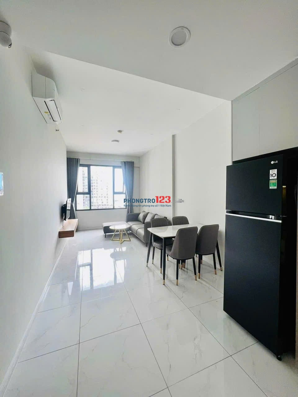 Chung cư IDICO, Luỹ Bán Bích, TP: 9,2tr, có nội thất, 2p ngủ, 71m2