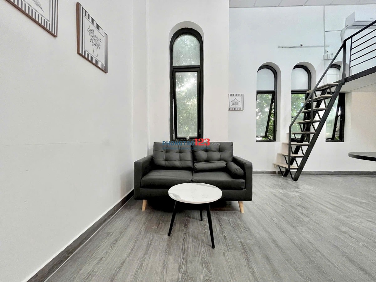 Đại hạ giá - Phòng gác cao, Studio siêu rộng ngay chợ Tân Quy giá chỉ từ 4Tr5