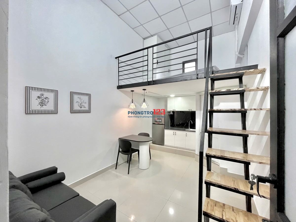 Đại hạ giá - Phòng gác cao, Studio siêu rộng ngay chợ Tân Quy giá chỉ từ 4Tr5