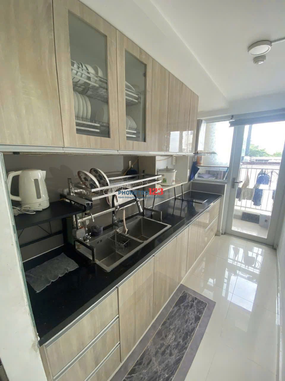 Chung cư Topaz Garden,Tân phú : 70m2, 2PN, 2WC, NTCB, 9tr/th.