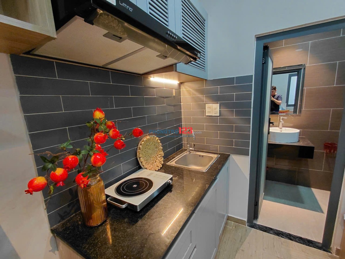 TRỌ BÌNH THẠNH GẦN CHỢ BÀ CHIỂU, ĐH VĂN LANG STUDIO 30m2 CỬA SỔ THOÁNG NƠ TRANG LONG BÌNH THẠNH