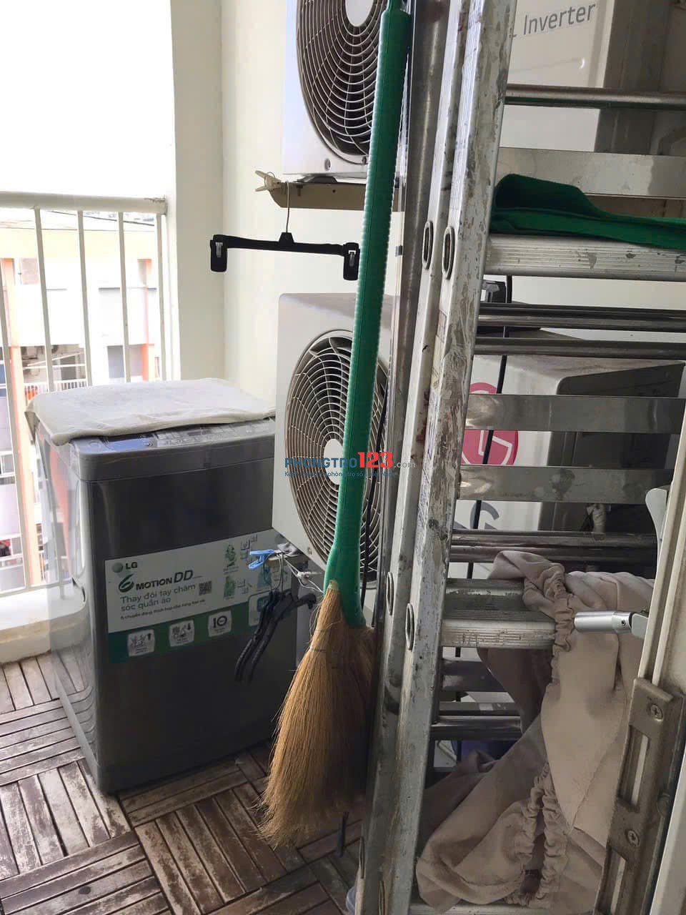 Chung cư Topaz Home, Phan Văn Hơn, Q12: 2p ngủ, 70m2, ban công, 7tr