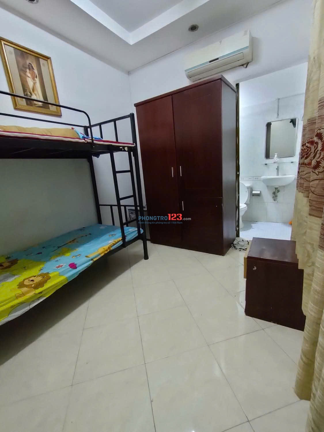 Phòng trọ giá rẻ, full nội thất, có cửa sổ Bình Thạnh