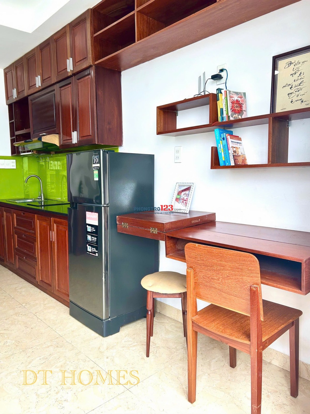 CHO THUÊ PHÒNG FULL NỘI THẤT CÓ BAN CÔNG