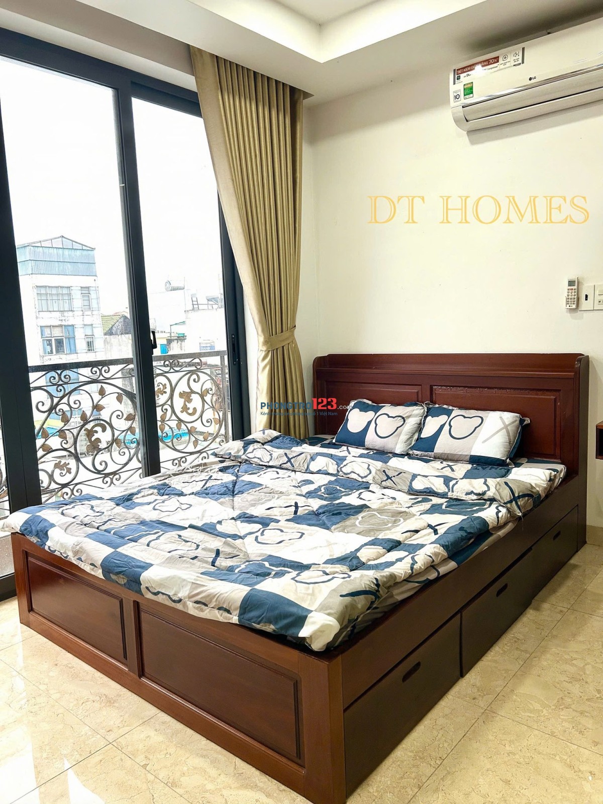 CHO THUÊ PHÒNG FULL NỘI THẤT CÓ BAN CÔNG