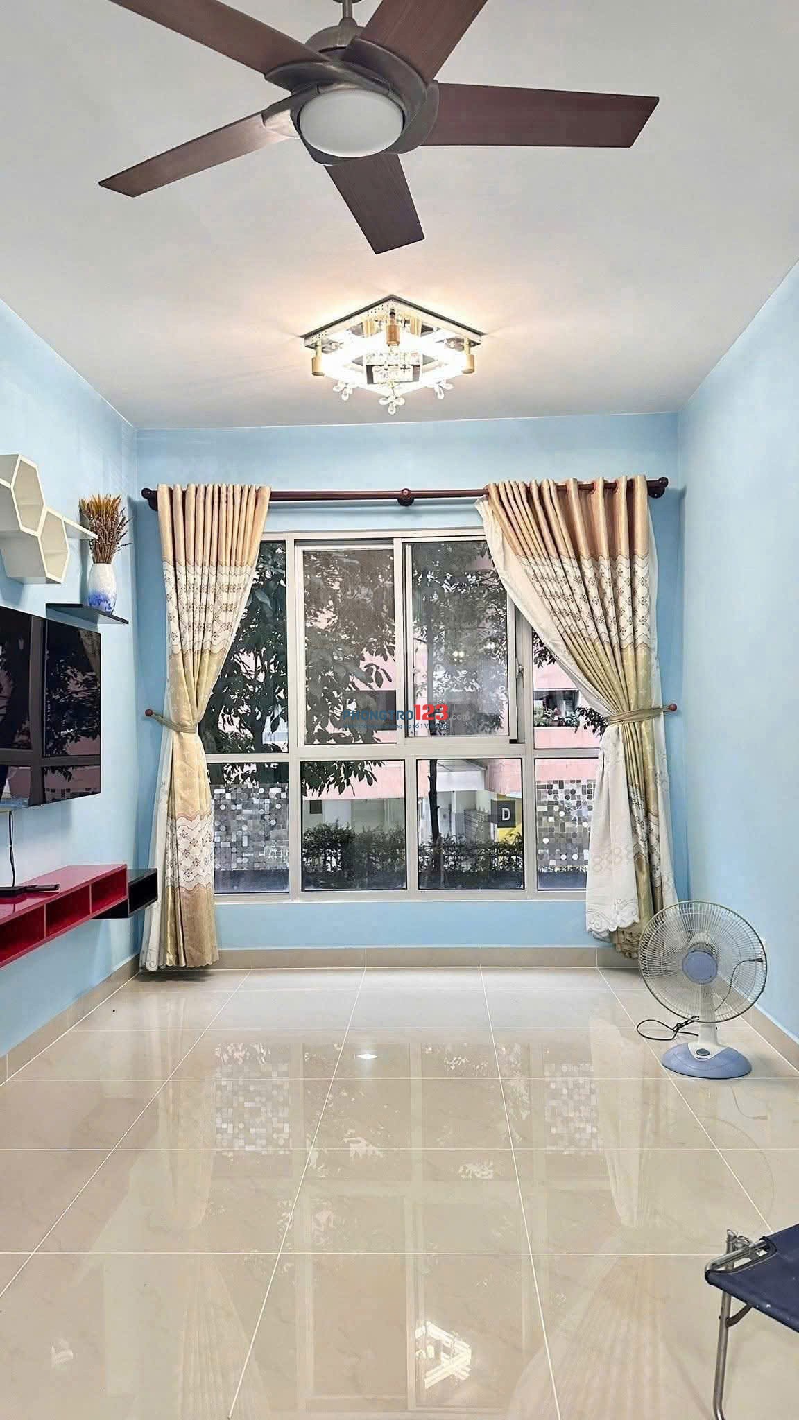 Idico Tân Phú, Lũy Bán Bích ,TP: 72m2, 2PN, 2WC, NTCB , 9tr/th