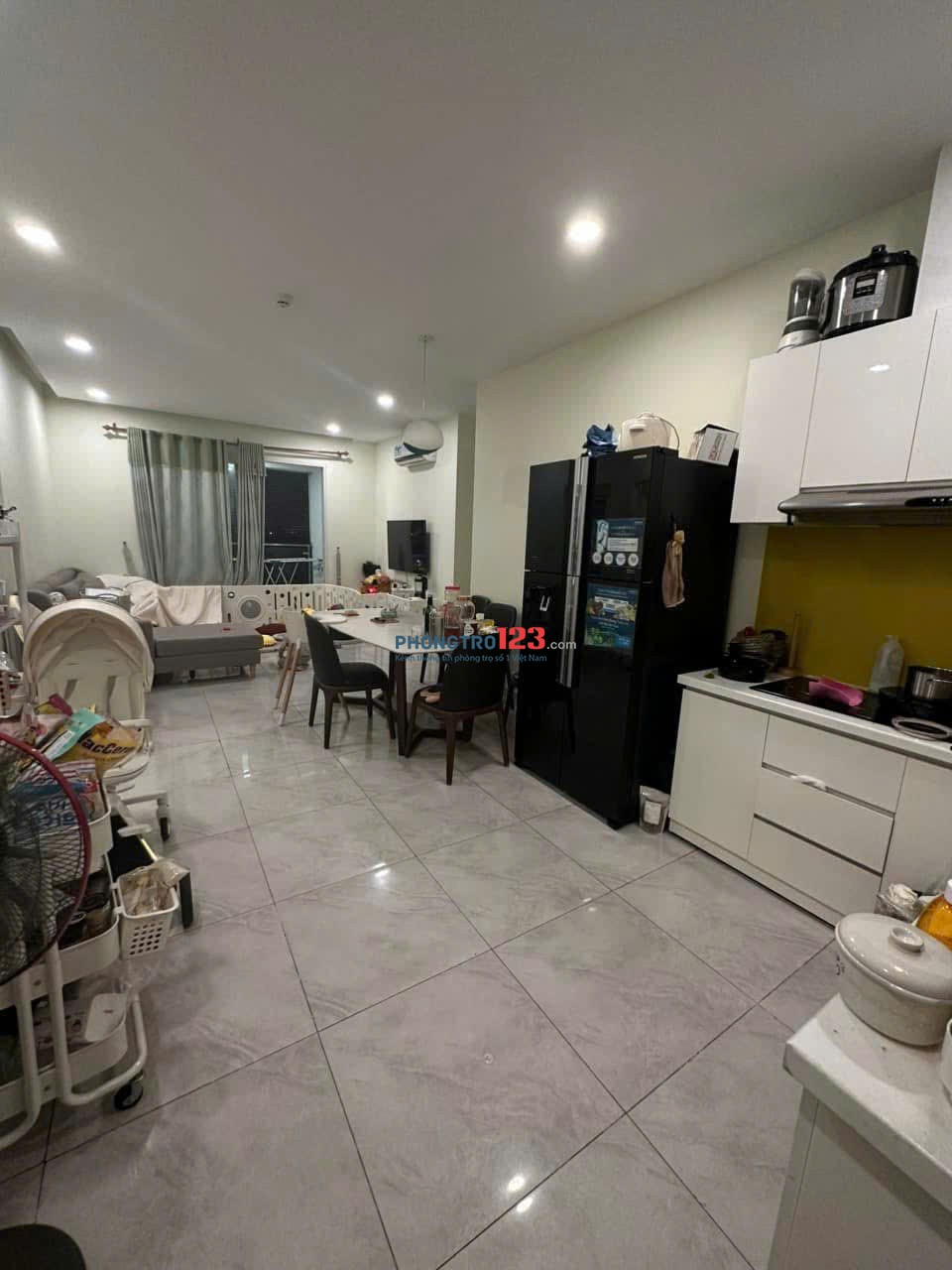 Ruby Garden, 107m2, 3PN, 2WC, NTCB, giá 10tr5/th, Nguyễn Sỹ Sách, TB.