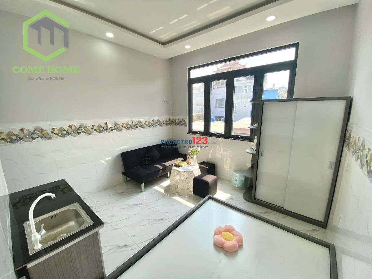 Cho Thuê Studio Cửa Sổ Trời, Đầy Đủ Nội Thất