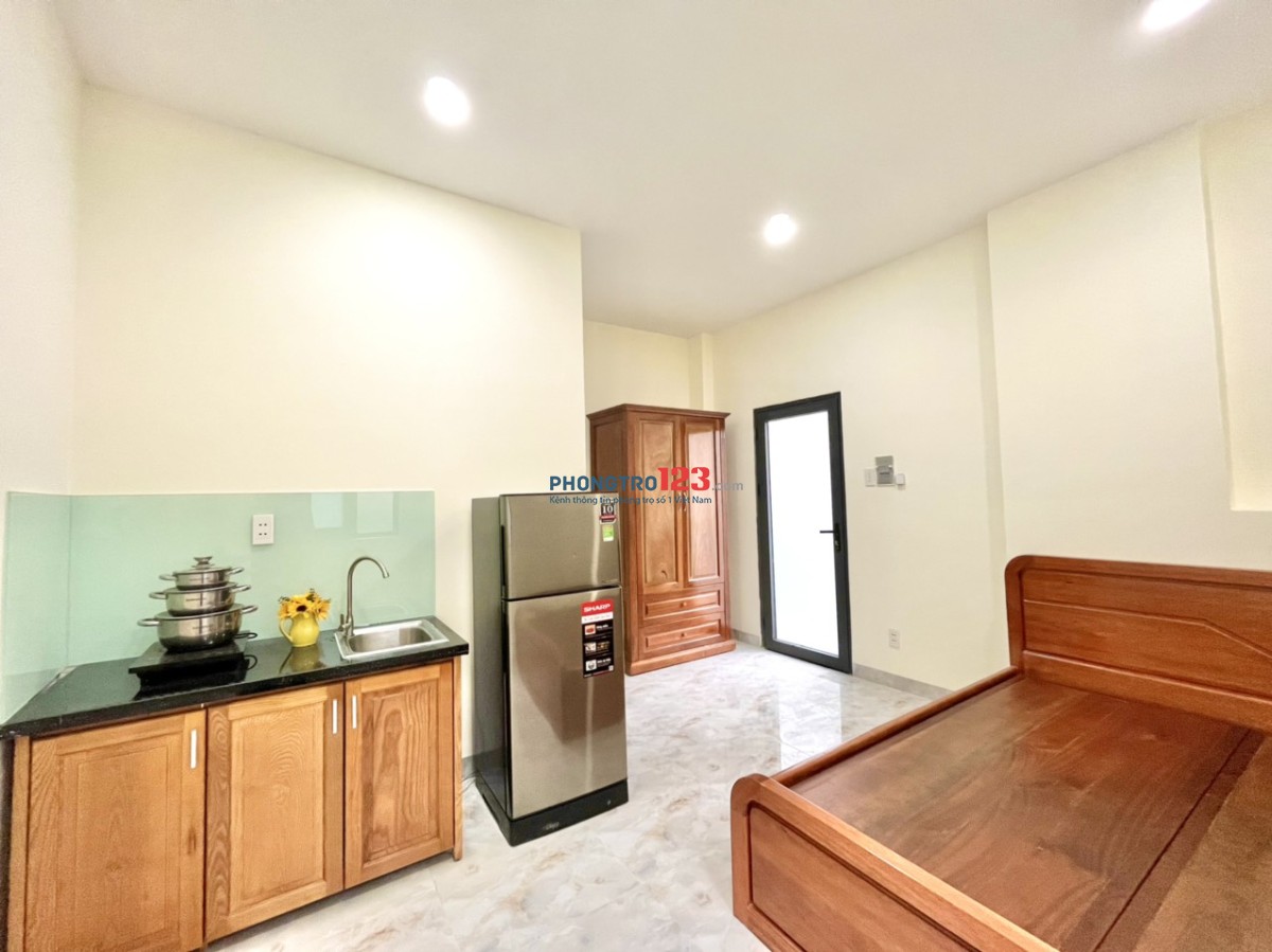 PHÒNG MỚI XÂY ĐỦ NỘI THẤT - BẢO VỆ 24/7 LÊ THỊ CHỢ