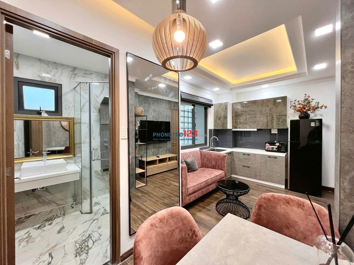 CHO THUÊ CĂN HỘ 1 PHÒNG NGỦ LUXURY FULL NỘI THẤT, TÂN BÌNH GẦN CV LÊ THỊ RIÊNG, ĐH TÀI CHÍNH MAKETTI