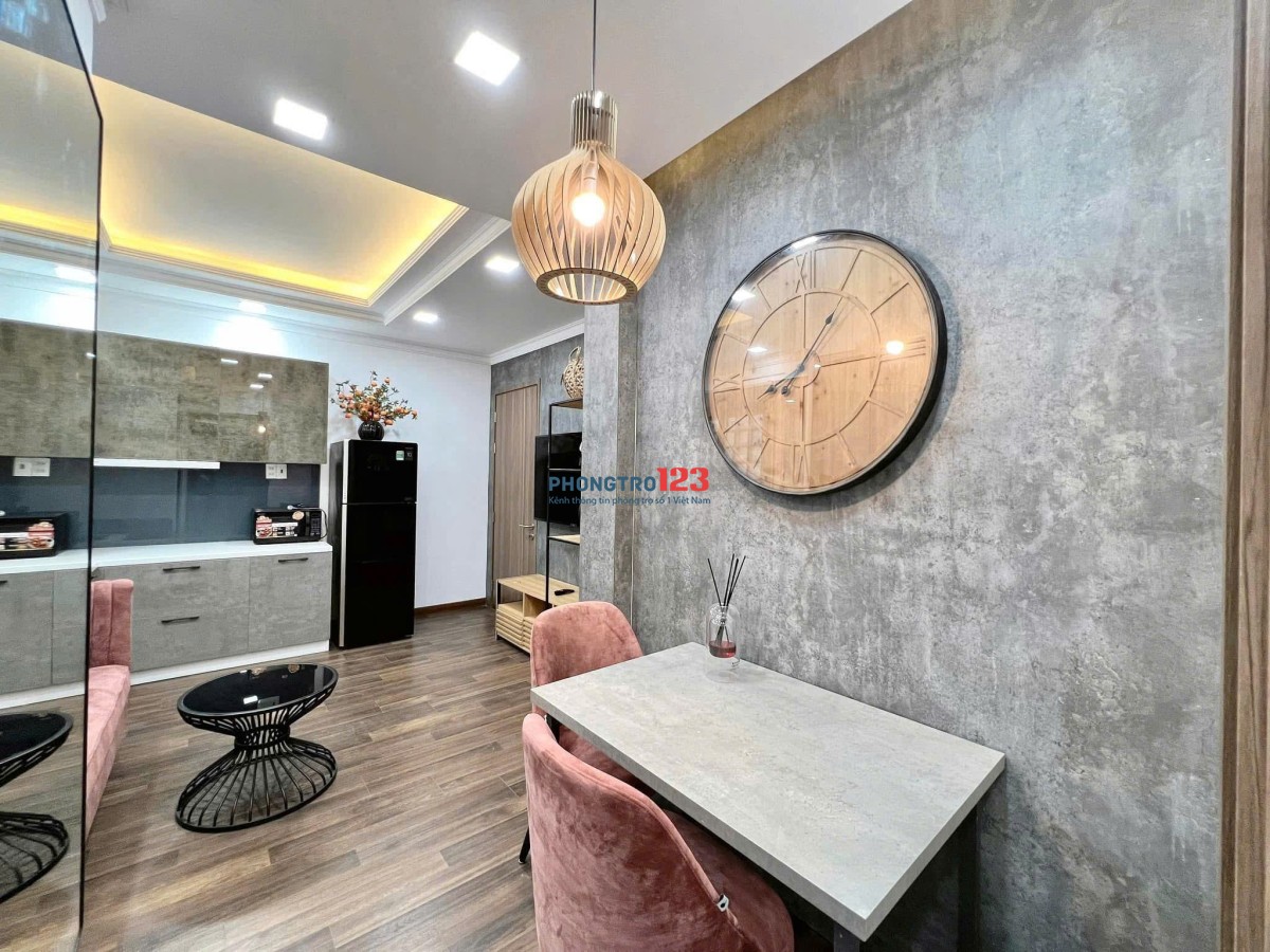 CHO THUÊ CĂN HỘ 1 PHÒNG NGỦ LUXURY FULL NỘI THẤT, TÂN BÌNH GẦN CV LÊ THỊ RIÊNG, ĐH TÀI CHÍNH MAKETTI