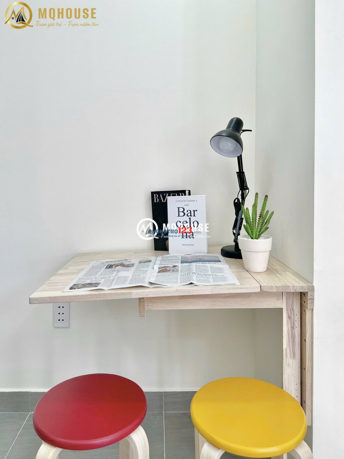 CHO THUÊ CHDV FULL NỘI THẤT BAN CÔNG LỚN NẰM NGAY NGÃ TƯ HÀNG XANH DI CHUYỂN QUA Q1 CHỈ 2P ĐI XE