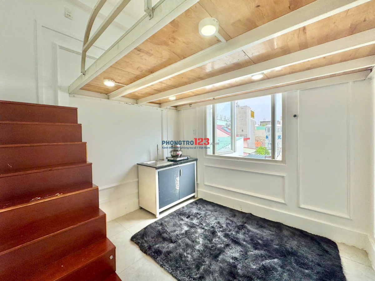 GÁC LỬNG TIỆN LỢI, CỬA SỔ THOÁNG MÁT GẦN NGAY EMART GÒ VẤP