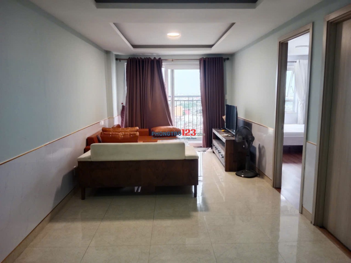 Cho thuê căn hộ tầng 12 Hiệp Thành Building, full nội thất 72m²(2pn, 2wc), view hồ đẹp, Q12