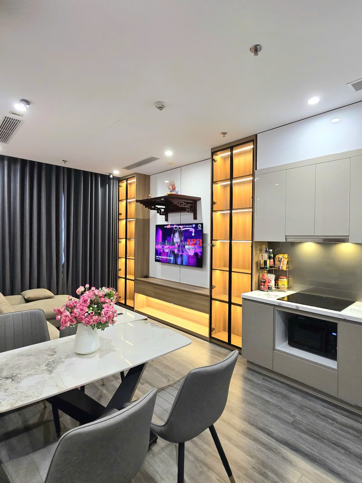  Cho thuê căn hộ 1 ngủ khu ruby tại Vinhomes Ocean Park 1 – Gia Lâm