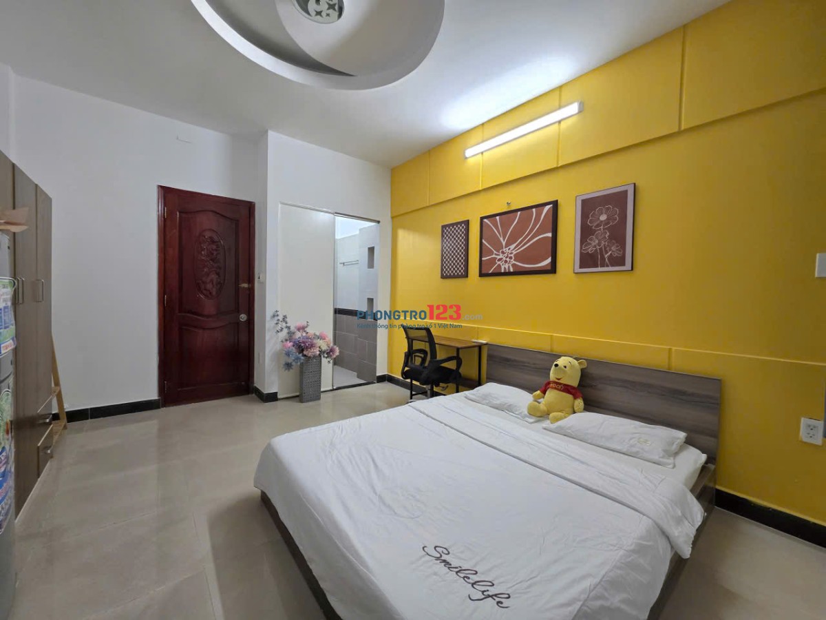 TRỌ BÌNH THẠNH GẦN CHỢ BÀ CHIỂU STUDIO 34m2 CỬA SỔ THOÁNG SÁNG NGUYỄN VĂN ĐẬU BÌNH THẠNH