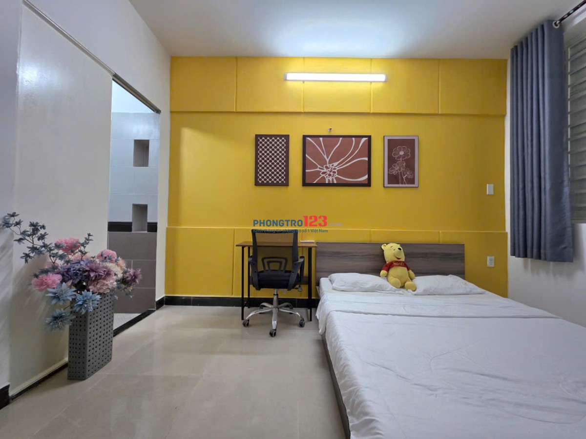 TRỌ BÌNH THẠNH GẦN CHỢ BÀ CHIỂU STUDIO 34m2 CỬA SỔ THOÁNG SÁNG NGUYỄN VĂN ĐẬU BÌNH THẠNH