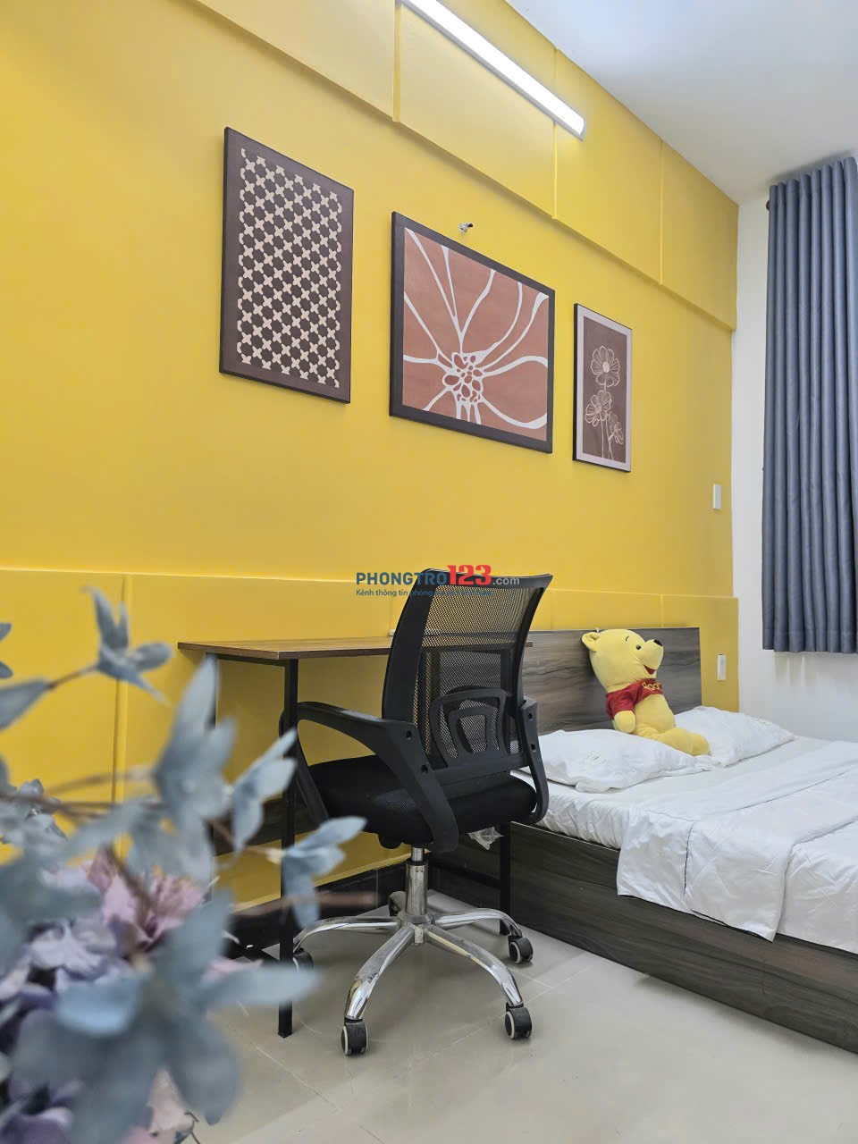 TRỌ BÌNH THẠNH GẦN CHỢ BÀ CHIỂU STUDIO 34m2 CỬA SỔ THOÁNG SÁNG NGUYỄN VĂN ĐẬU BÌNH THẠNH